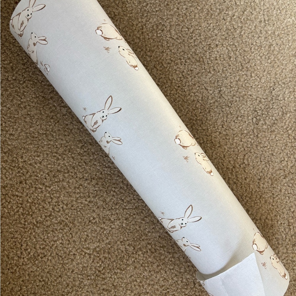 Cute Bunny Print Fabric Roll